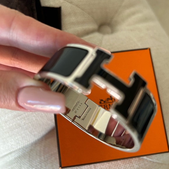 HERMES CLIC CLAC H WIDE BRACELET - Picture 5 of 12